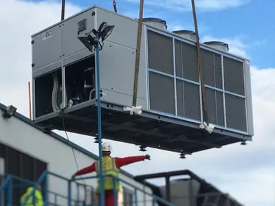 Cooling equipment installation